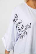 Футболка женская с принтом, цвет белый, 244R4007 - фото № 4