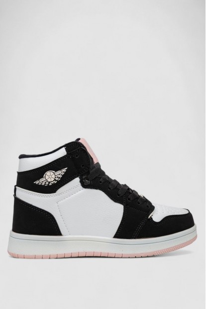 Кроссовки женские зимние на меху, цвет бело-черный, 248RHB470-3