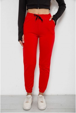 Спортивні штани жіночі  -уцінка, колір червоний, 238R345-U
