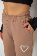 Спортивні штани жіночі, колір мокко, 238R324 - фото № 4