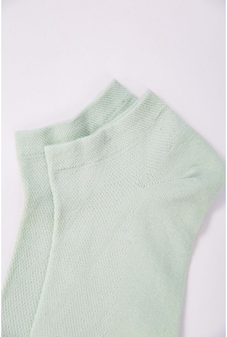 Купить Женские короткие носки оливкового цвета 151RB2202 - Фото №2