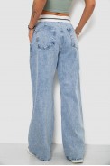 Джинси жіночі Palazzo, колір блакитний, 244R2604 оптом - фото № 3