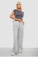 Джинсы женские Palazzo, цвет серый, 244R2604 - фото № 1