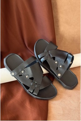 Сандалії чоловічі, колір чорний, 214R71