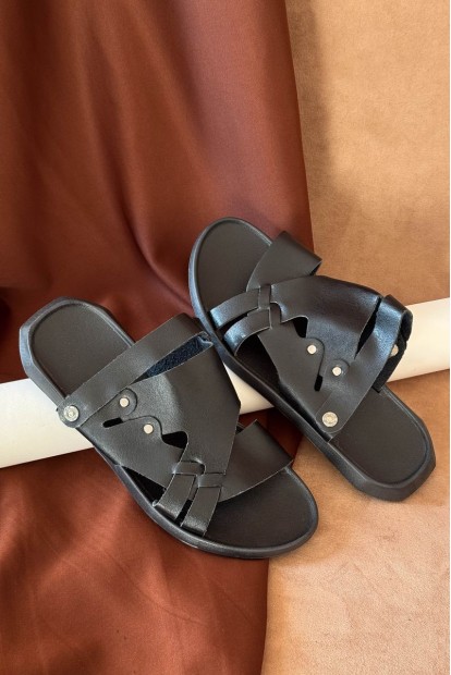 Сандалії чоловічі, колір чорний, 214R71