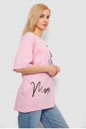 Футболка женская с принтом, цвет розовый, 244R3005 - фото № 2