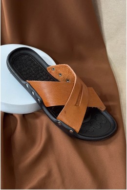 Сандалии мужские, цвет бежевый, 214RA100