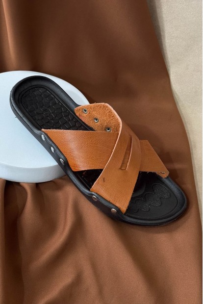 Сандалии мужские, цвет бежевый, 214RA100