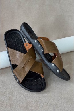 Сандалии мужские, цвет коричневый, 214RA100