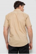 Рубашка мужская, цвет бежевый, 186R7326 оптом - фото № 3