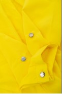 Блуза однотонная  -уценка, цвет желтый, 230R306-U-94 - фото № 5