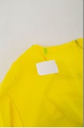 Блуза однотонна  -уцінка, колір жовтий, 230R306-U-95 - фото № 5