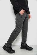 Спортивные штаны мужские однотонные, цвет серый, 244R41740 оптом - фото № 2