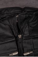 Куртка мужская однотонная экокожа  -уценка, цвет черный, 243R1806-2-U оптом - фото № 4