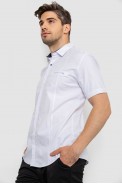 Мужская рубашка с принтом, цвет белый, 186R7108 - фото № 2