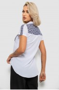 Сорочка класична з принтом, колір білий, 230R7214-1 - фото № 3