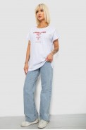 Футболка женская с принтом, цвет белый, 244R2402 - фото № 1