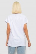 Футболка женская с принтом, цвет белый, 244R2402 - фото № 3