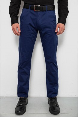 Штани чоловічі класичні, колір синій, 243RXK39-4