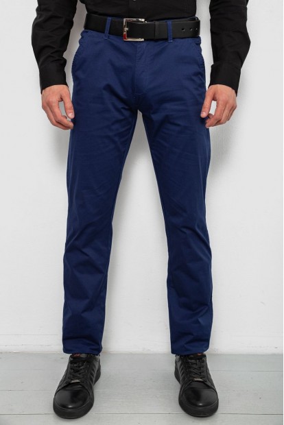 Штани чоловічі класичні, колір синій, 243RXK39-4