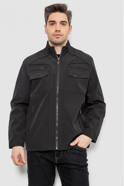 Куртка мужская демисезонная, цвет черный, 244R316K