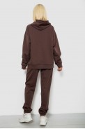 Спортивный костюм женский однотонный, цвет шоколадный, 244R1070AG - фото № 3