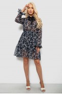 Платье женское с принтом софт, цвет темно-синий, 244R349 - фото № 1