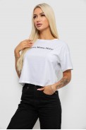Футболка женская с принтом, цвет белый, 221R9905 - фото № 2