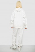 Спортивный костюм женский однотонный, цвет молочный, 244R1070AG - фото № 3