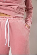 Спортивный костюм женский велюровый  -уценка, цвет розовый, 238R58570-U-15 - фото № 4