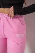 Спортивные штаны женские, цвет розовый, 238R5052 - фото № 4