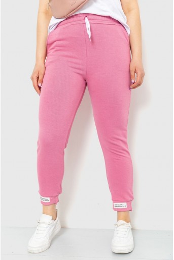 Купить Спорт штаны женские демисезонные, цвет розовый, 226R027 - Фото №1