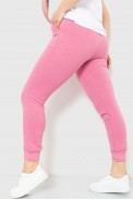 Спорт штаны женские демисезонные, цвет розовый, 226R027 - фото № 2