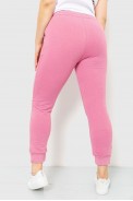 Спорт штаны женские демисезонные, цвет розовый, 226R027 - фото № 3