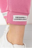 Спорт штаны женские демисезонные, цвет розовый, 226R027 - фото № 4
