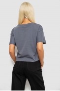 Футболка женская с принтом, цвет серый, 221R9905 - фото № 3