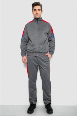 Спортивный костюм мужской двухнитка  -уценка, цвет серый, 129R5215-U-6