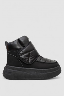 Дутики женские зимние на меху, цвет черный, 248RLM10