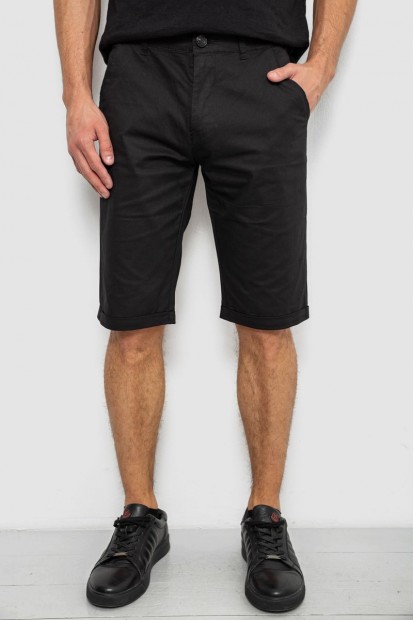 Шорты мужские классические, цвет черный, 243RY351