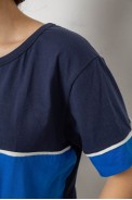 Піжама жіноча з принтом, колір синій, 243R1600-027 - фото № 5