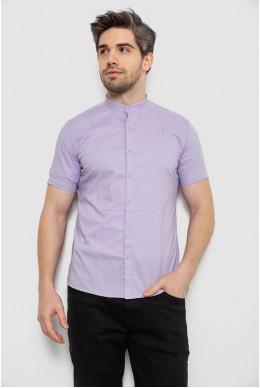 Сорочка чоловіча однотонна, колір бузковий, 186R2043