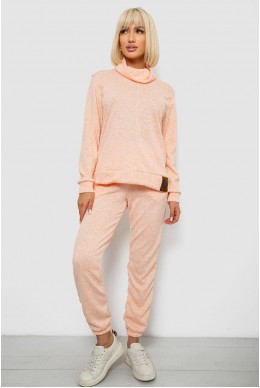 Костюм жіночий повсякденний, колір персиковий, 257R123