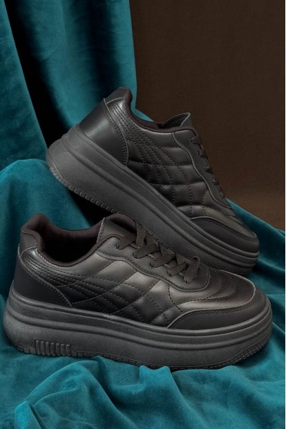 Кросівки жіночі демісезонні, колір чорний, 248RBL21