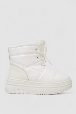 Ботинки зимние женские на меху  -уценка, цвет белый, 248RAM017-U-3