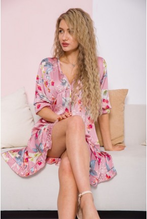 Сукня з квітковим принтом, колір рожевий, 115R400