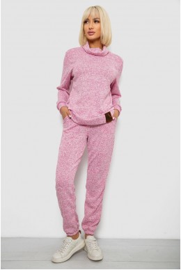 Костюм жіночий повсякденний, колір рожевий, 257R123