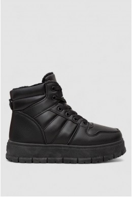 Кроссовки женские зимние, цвет черный, 248RBL2