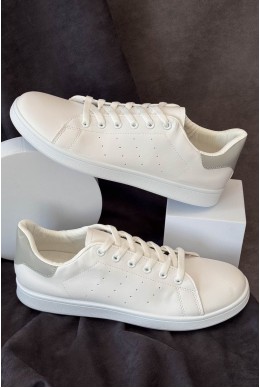 Кеди чоловічі, колір біло-сірий, 248RR220