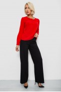 Блуза однотонна  -уцінка, колір червоний, 230R306-U-99 - фото № 1