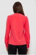 Блуза однотонная  -уценка, цвет розовый, 230R1122-3-U-10 - фото № 3